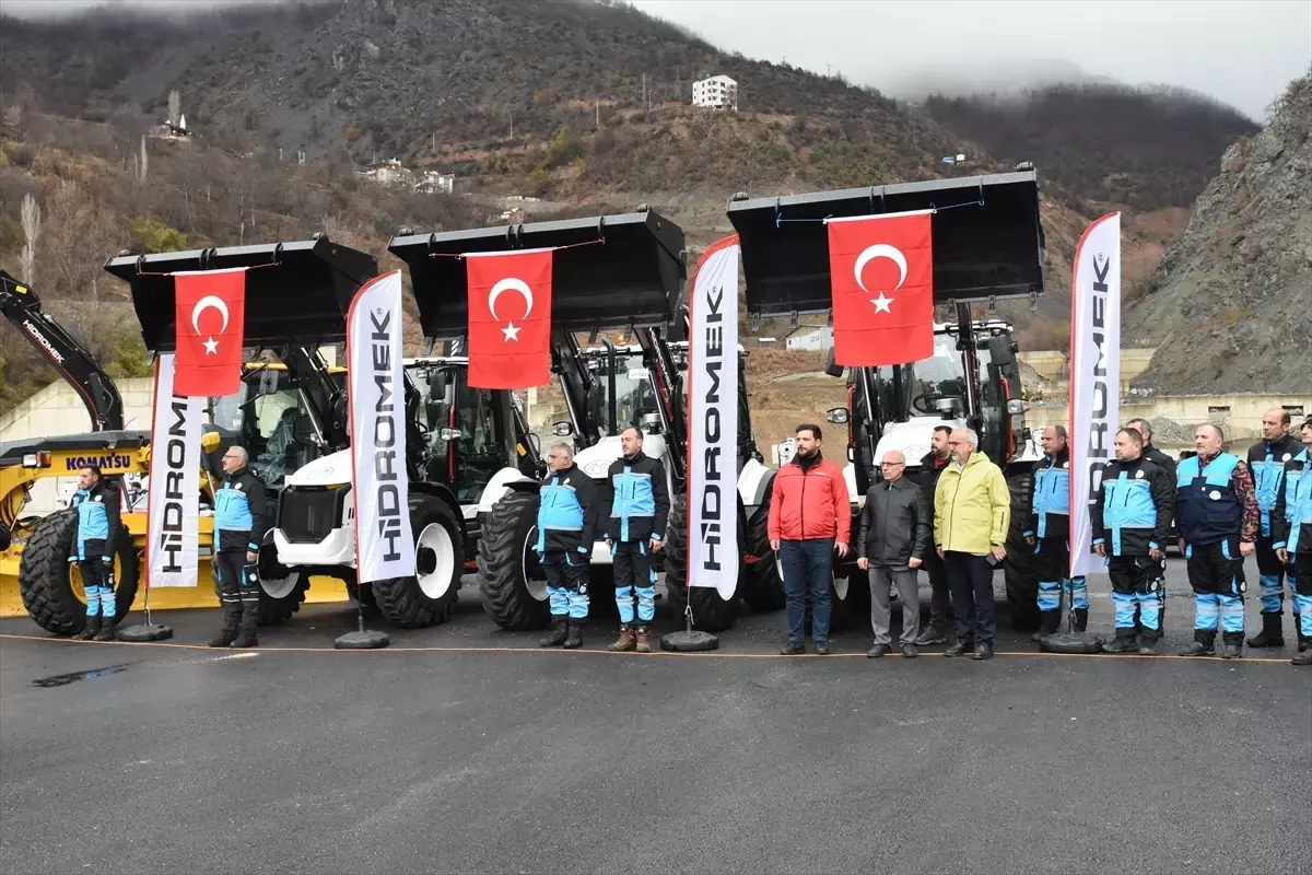 Artvin’e 35 Yeni Araç ve Yenilenen Tesis