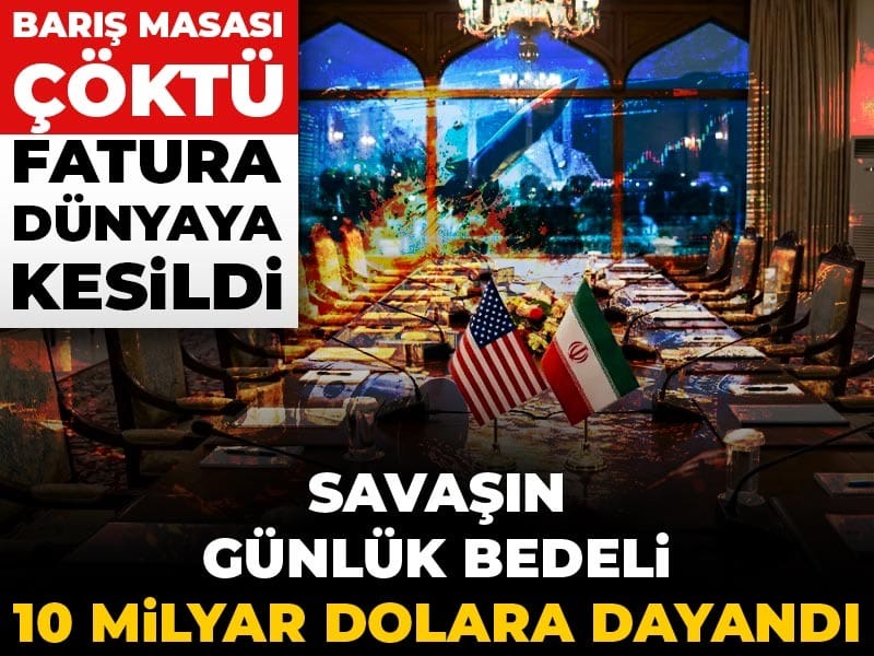 Savaşın Günlük Maliyeti 10 Milyar Dolara Yaklaşıyor! Barış Süreci Çöktü, Fatura Tüm Dünyaya Yansıyor