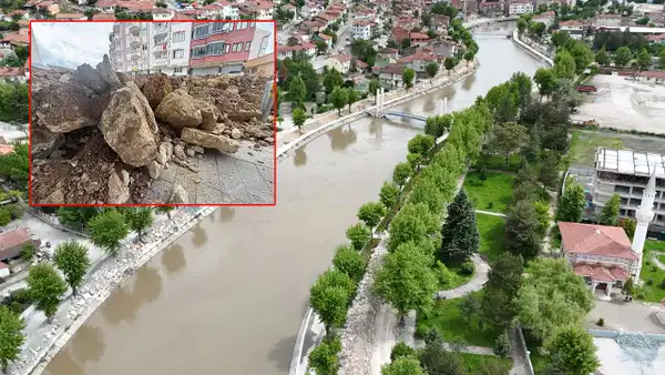 Almus Barajı’ndan Taşkın Tehdidi: Yeşilırmak’a 9 Kilometrelik Kaya Seti İnşa Edildi