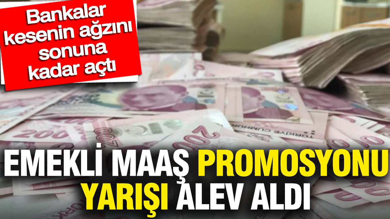 Emekli maas promosyonu yarisi alev aldi bankalar kesenin agzini sonuna kadar acti EEQLNqpQ